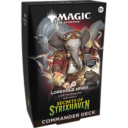 Lorehold Spirit Commander Deck Secrets of Strixhaven Magic: The Gathering Ingles