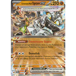 Cornerstone mask Ogerpon ex TWM 112 Double rare Ingles