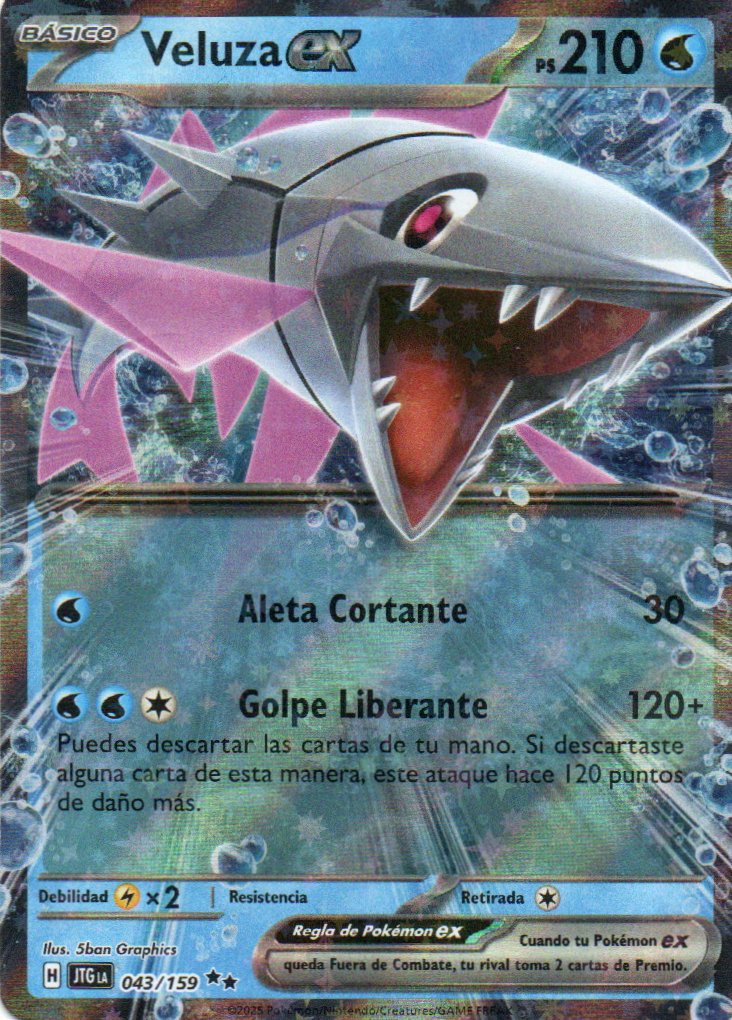 Veluza ex JTG 043 Double rare Español