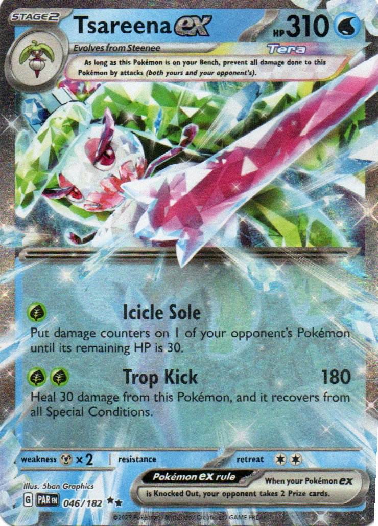 Tsareena ex PAR 046 Double rare Ingles