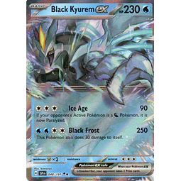 Black Kyurem ex SSP 048 Double rare Ingles
