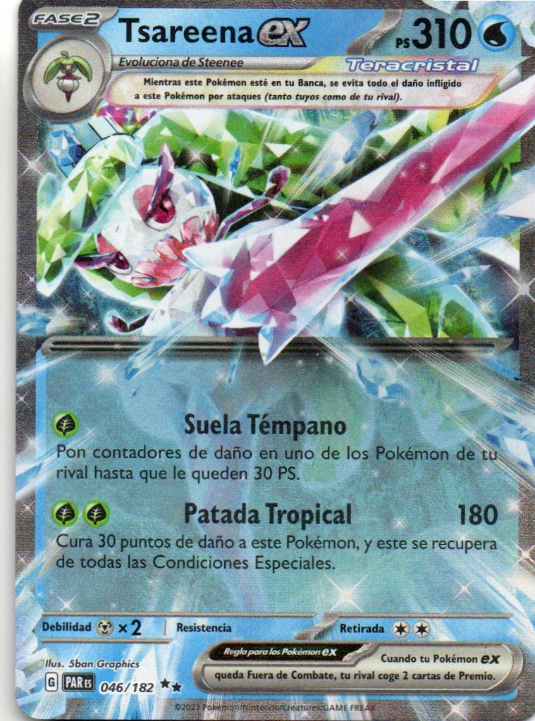 Tsareena ex PAR 046 Double rare Español