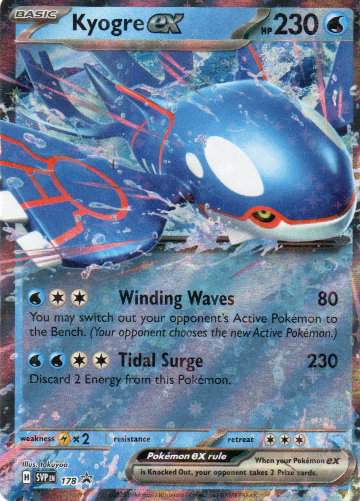 Kyogre ex SVP 178 Promo Ingles