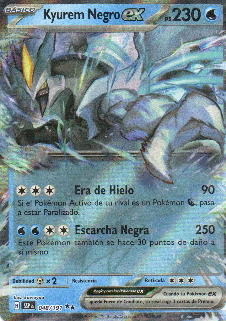 Kyurem negro ex SSP 048 Double rare Español