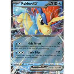 Keldeo ex WHT 030 Double rare Ingles