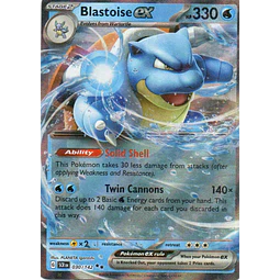 Blastoise ex SCR 030 Double rare Ingles