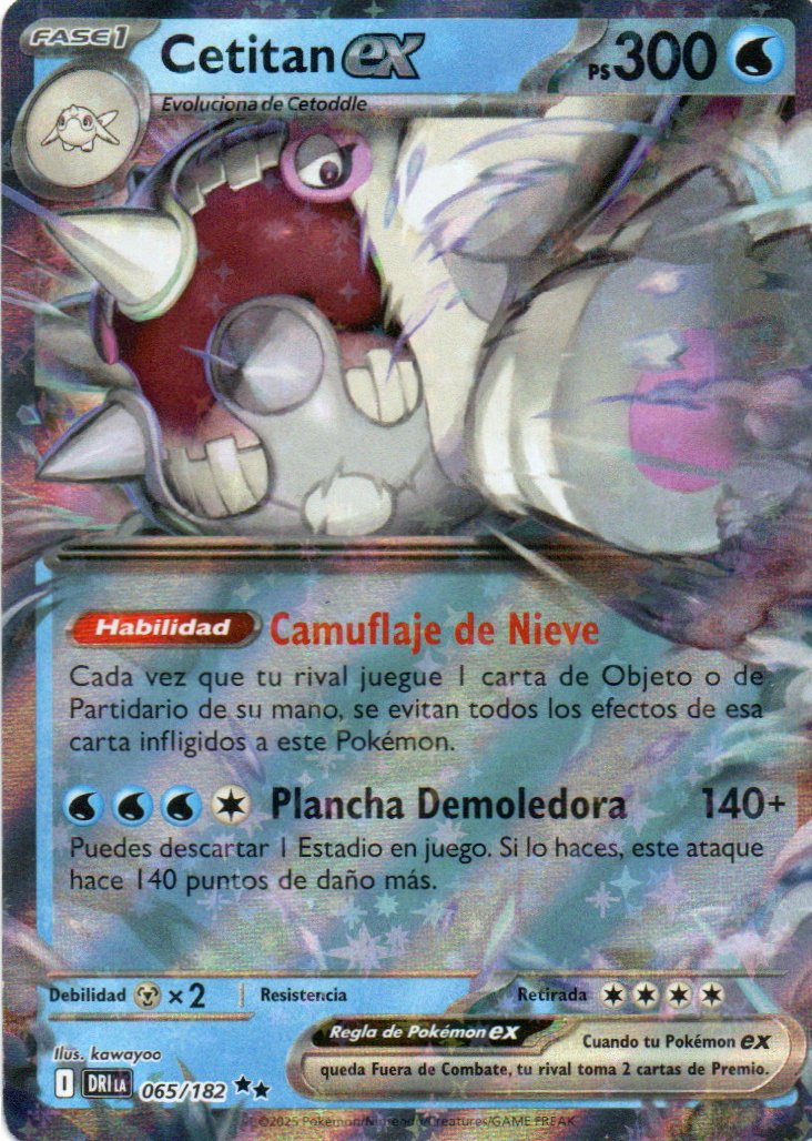 Cetitan ex DRI 065 Double rare Español