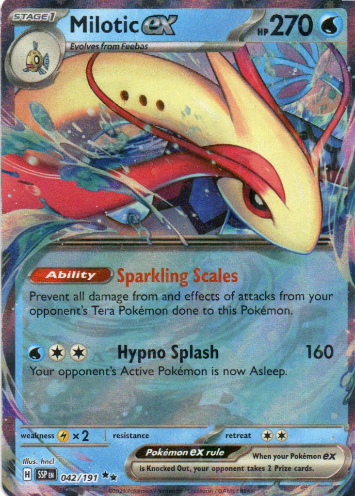 Milotic ex SSP 042 Double rare Ingles
