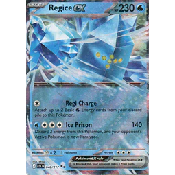 Regice ex ASC 048 Double rare Ingles