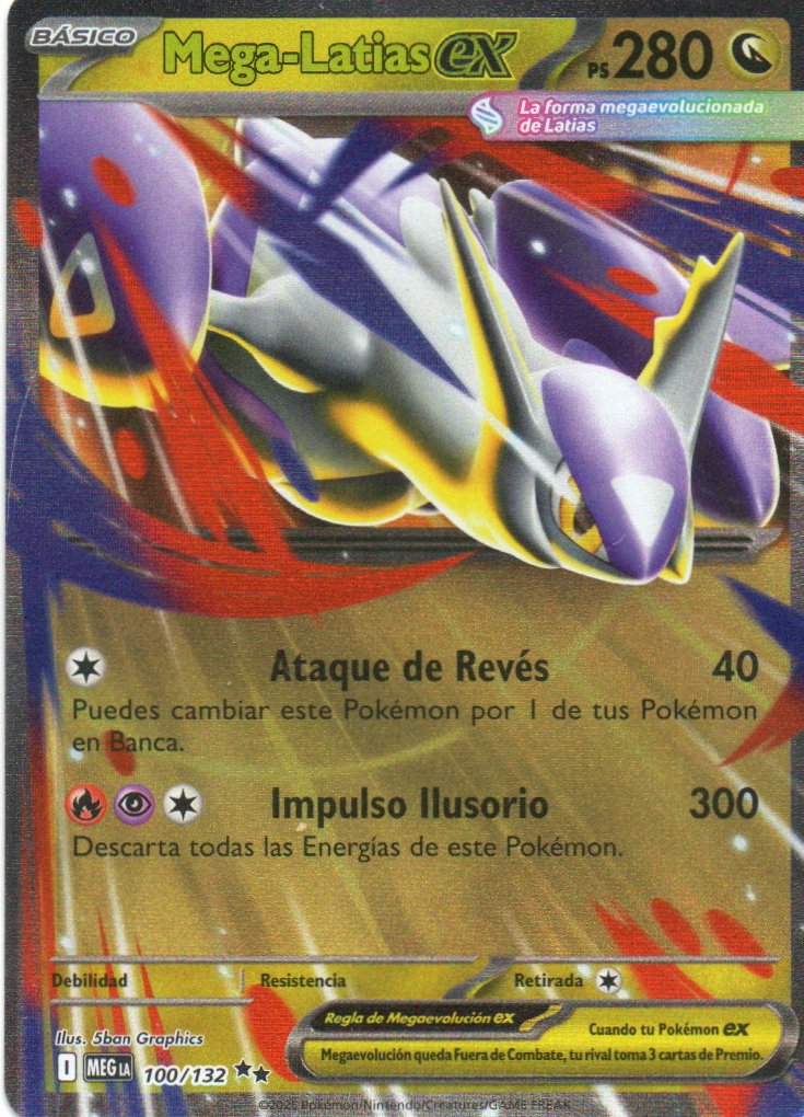 Mega-Latias ex MEG 100 Double rare Español