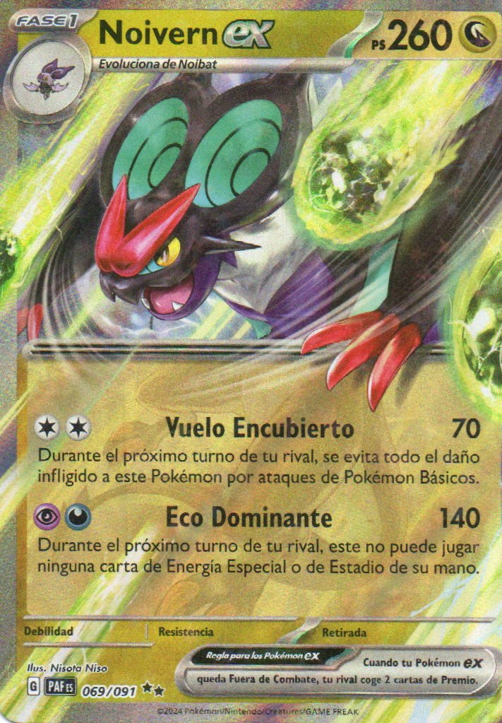 Noivern ex PAF 069 Double rare Español