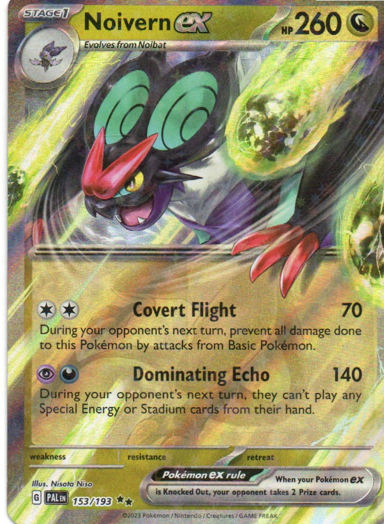 Noivern ex PAF 069 Double rare Ingles