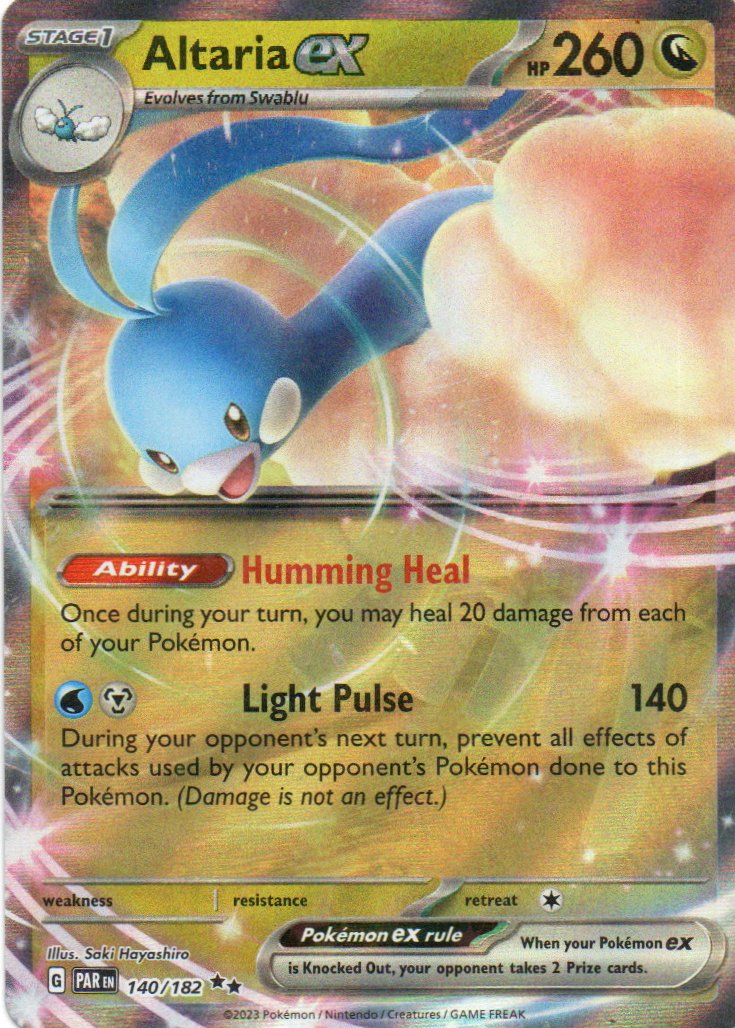 Altaria ex PAR 140 Double rare Ingles