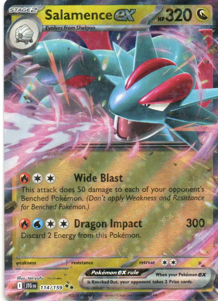Salamance ex JTG 114 Double rare Ingles