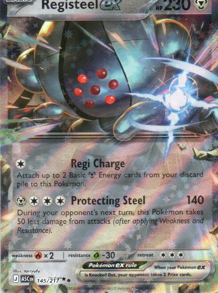 Registeel ex ASC 145 Double rare Ingles