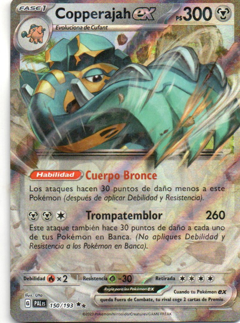 Copperajah ex PAL 150 Double rare Español