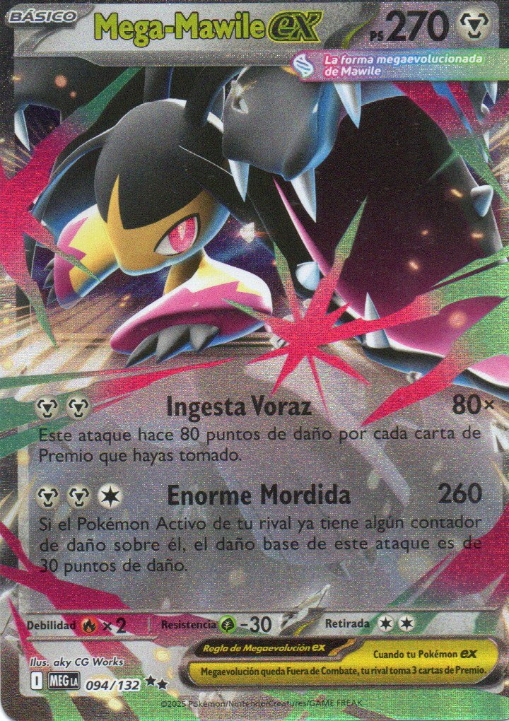 Mega-Mawile ex MEG 094 Double rare Español