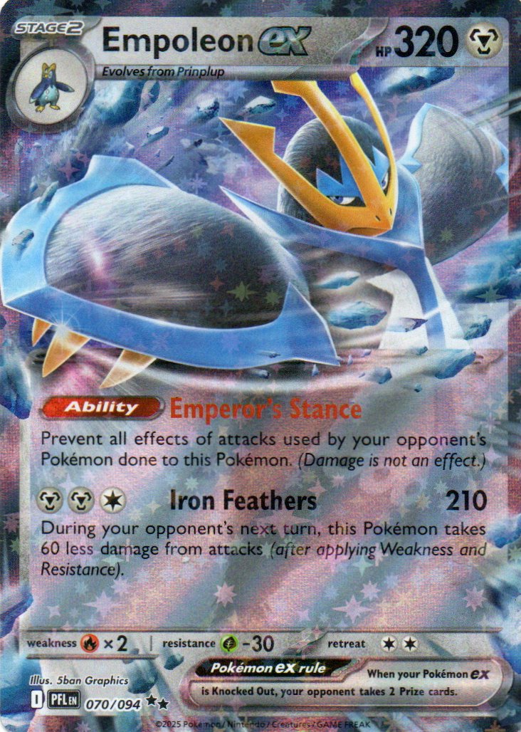 Empoleon ex PFL 070 Double rare Ingles