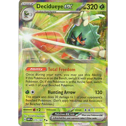 Decidueye ex OBF 015 Double rare Ingles