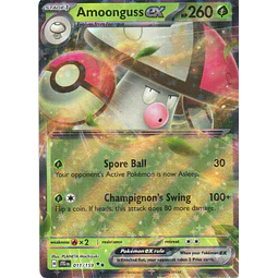 Amoonguss ex JTG 011 Double rare Ingles