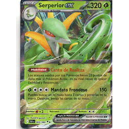 Serperior ex BLK 003 Double rare Español