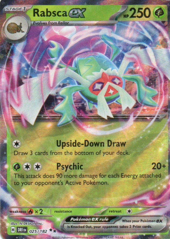 Rabsca ex DRI 025 Double rare Ingles