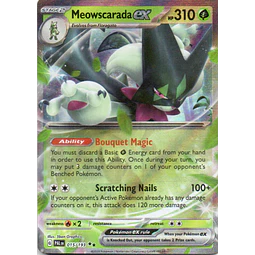 Meowscarada ex PAL 015 Double rare Ingles