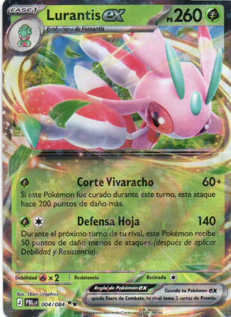 Lurantis ex PBL 004 Double rare Español