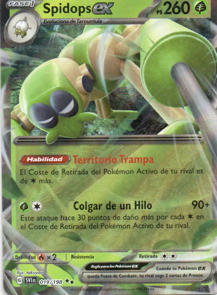 Spidops ex SVI 019 Double rare Español