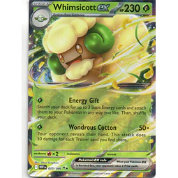 Whimsicott ex WHT 005 Double rare Ingles