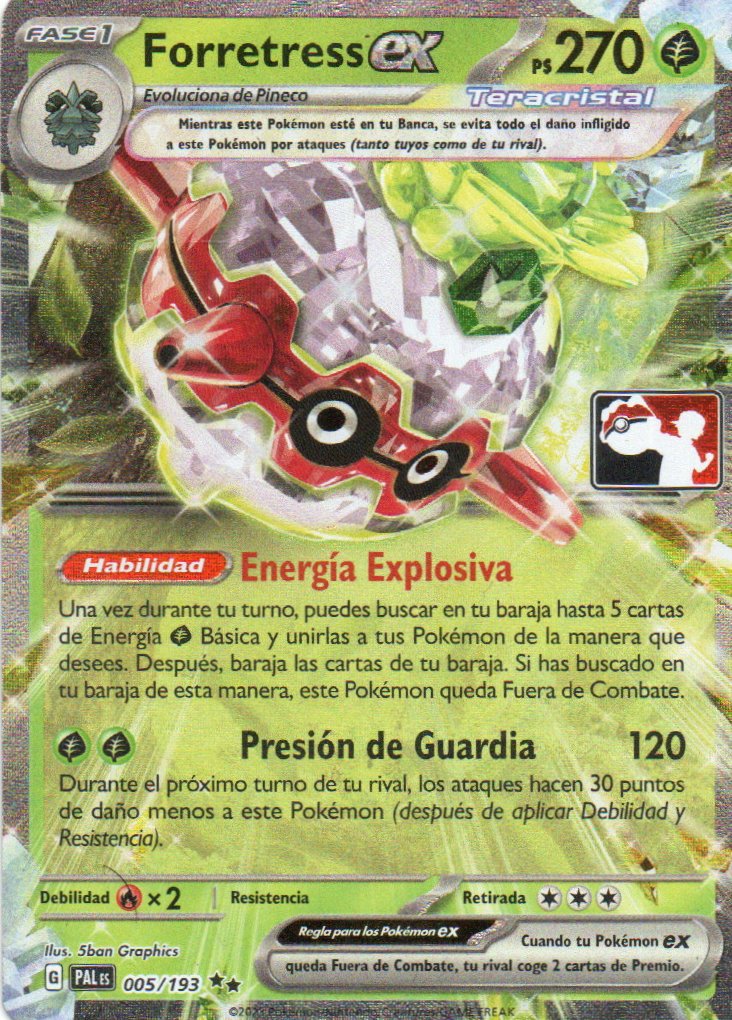 Forretres ex PAL 005 Double rare Español