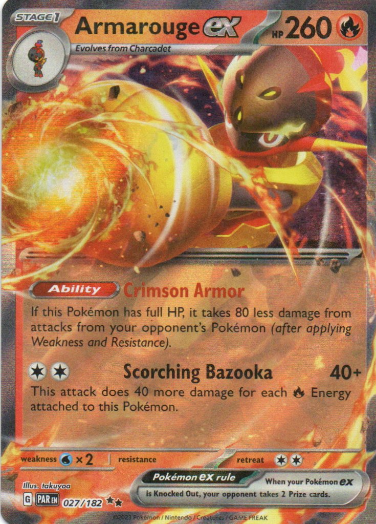 Armorougue ex PAR 027 Double rare Ingles