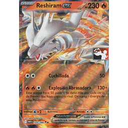 Reshiram ex WHT 020 Double rare Español