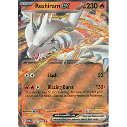 Reshiram ex WHT 020 Double rare Ingles
