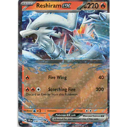Reshiram ex JTG 030 Double rare Ingles