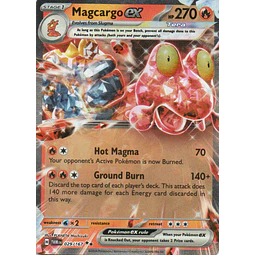 Magcargo ex TWM 029 Double rare Ingles