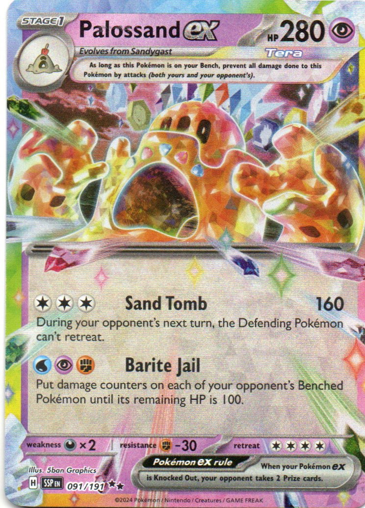Palossand ex SSP 091 Double rare Ingles