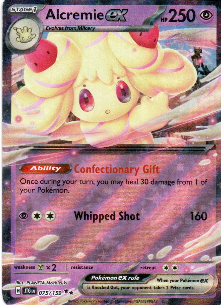 Alcremie ex JTG 075 Double rare Ingles