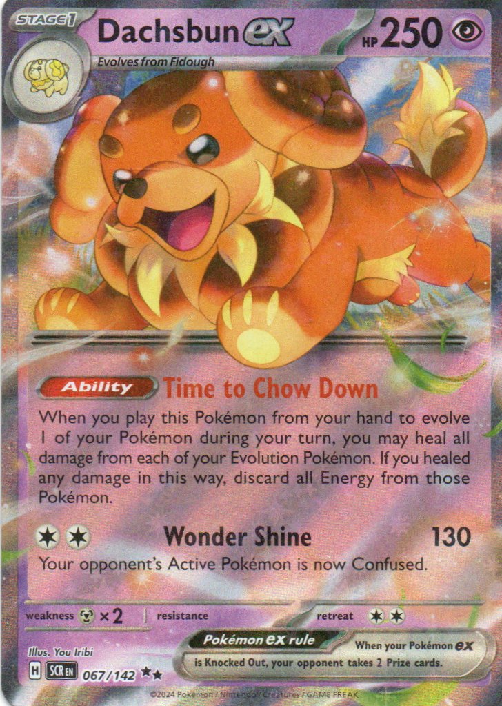 Dachsbun ex SCR 067 Double rare Ingles