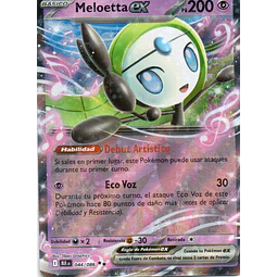 Meloetta ex BLK 044 Double rare Español