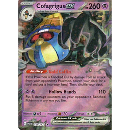 Cofagrigus ex PAR 076 Double rare Ingles