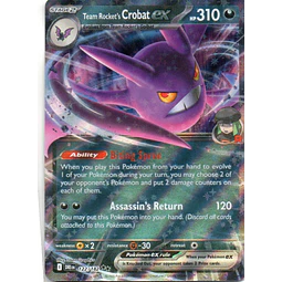 Team rocket's Crobat ex DRI 122 Double rare Ingles