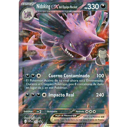 Nidoking ex del team rocket SVP 217 Promo Español