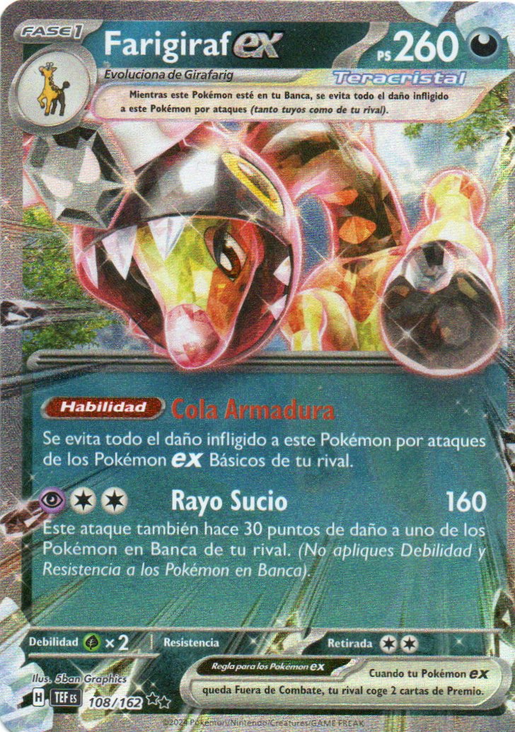Farigiraf ex TEF 108 Double rare Español