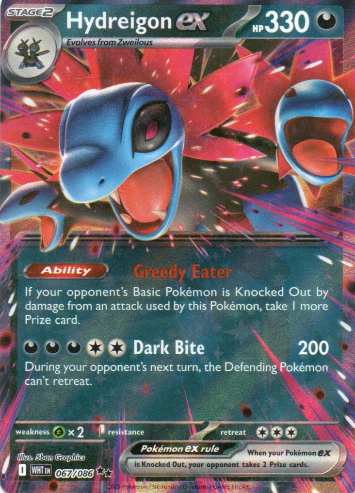Hydreigon ex WHT 067 Double rare Ingles