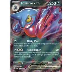 Toxicroak ex SVI 131 Double rare Ingles