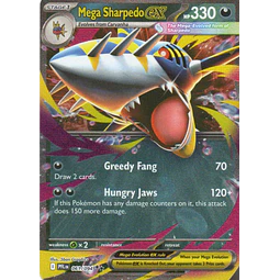 Mega Sharpedo ex PFL 061 Double rare Ingles