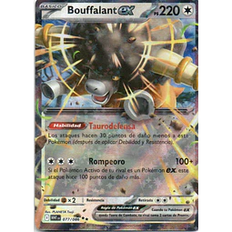 Bouffalant ex WHT 077 Double rare Español