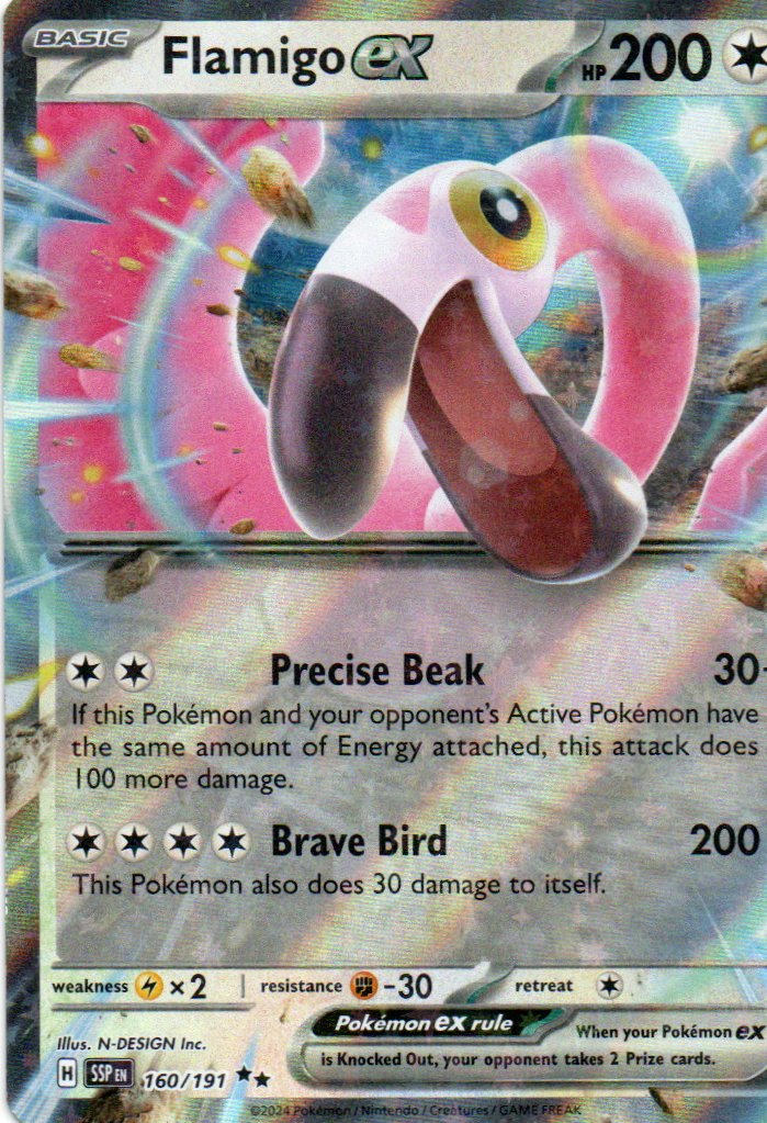 Flamigo ex SSP 160 Double rare Ingles