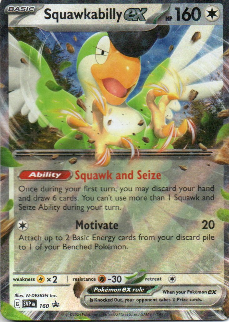Squawkabilly ex SVP 160 Promo Ingles